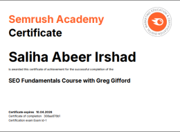 Certificafte semb